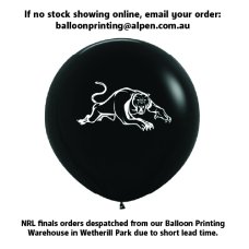NRL Panthers Printed 90cm Jumbo Balloons 1pk