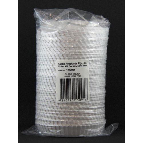 Glass Cover Paper White Base70mmxWall15mm Pack100x12