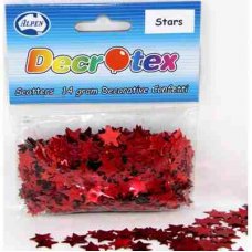 Holographic Stars 6mm & 11mm Red 14gm Scatters P1