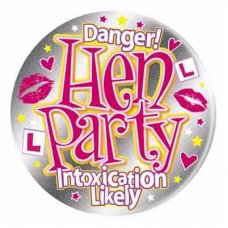 Hen Party (TB028) Big Badge 6 pcs