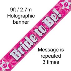 Bride To Be Banner 2.7m P1