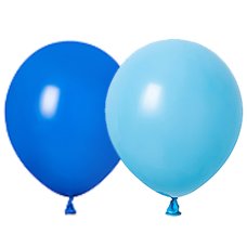 Occasions Blues Assorted 12cm Balloons P50