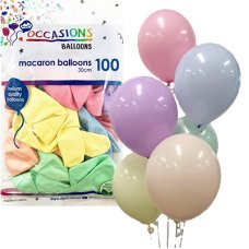 Macaron Assorted 30cm Balloons Bag 100
