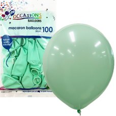 Macaron Green 30cm Balloons Bag 100