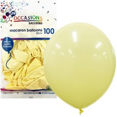 Macaron Lemon 30cm Balloons Bag 100
