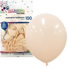 Macaron Peach 30cm Balloons Bag 100