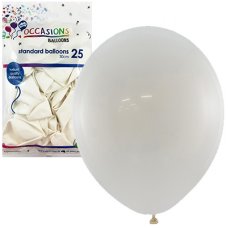 White 30cm Balloons P25