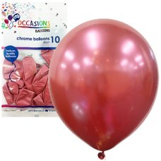 Chrome Pink 30cm Balloons P6