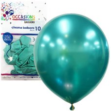 Chrome Green 30cm Balloons P10