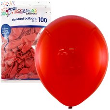Red 30cm Balloons Bag 100