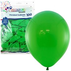 Green 30cm Balloons Bag 100