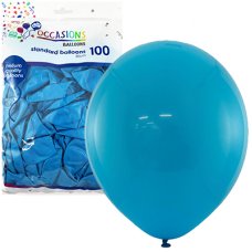 Sapphire Blue 30cm Balloons Bag 100