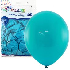 Teal 30cm Balloons Bag 100