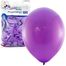 Purple 30cm Balloons Bag 100