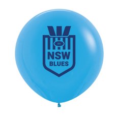 NRL State of Origin Printed NSW Balloons 60cm Pack 1