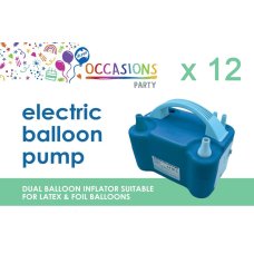 Balloon Inflator Electric Twin Nozzle Box 12