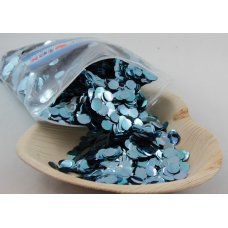 Confetti Metallic 1cm Light Blue 250 grams