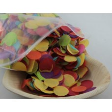 Confetti Tissue 2.3cm Bright Assorted 250 grams