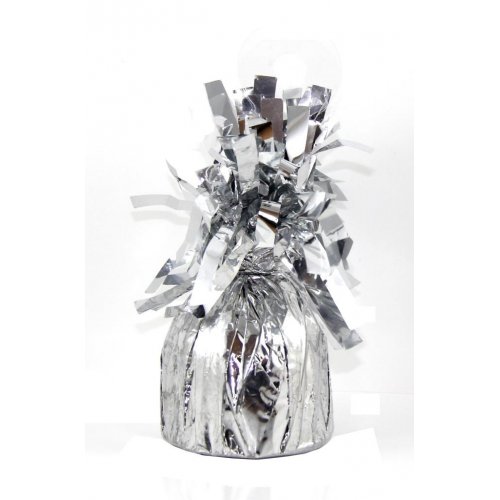 Gift Bag Shaped Silver Balloon Weight