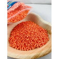 Confetti Balls 2-4mm Bright Orange 9gm Bag