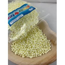 Confetti Balls 4-6mm Pastel Lemon 9gm Bag