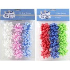 Star Bows Standard Mixed Colours P12