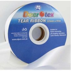 Tear Ribbon White 91m