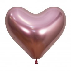 35cm Heart Reflex Pink (909) Bag 50