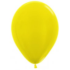Met Yellow (520) 12cm Sempertex Balloons Bag 100