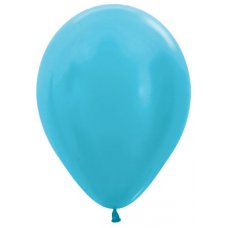 Satin Caribbean Blue (438) 12cm Sempertex Balloons Bag 100