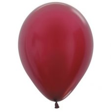 Met Burgundy (518) 12cm Sempertex Balloons Bag 100