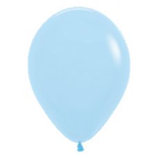 Matte Pastel Blue (640) 12cm Sempertex Balloons Bag 100