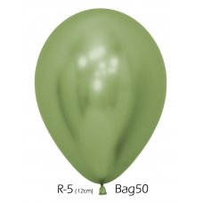 Reflex Lime Green (931) 12cm Sempertex Balloons Bag 50