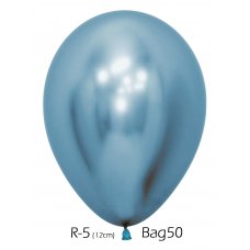 Reflex Blue (940) 12cm Sempertex Balloons Bag 50
