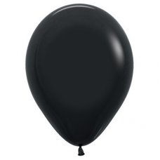 Fash Black (080) 30cm Sempertex Balloons Bag 100