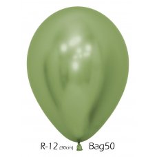 Reflex Lime Green (931) 30cm Sempertex Balloons Bag 50