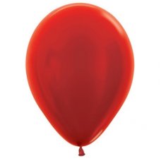 Met Red (515) 30cm Sempertex Balloons Bag 100
