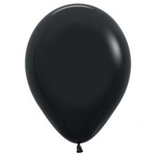 Fashion Black (080) 30cm Sempertex Balloons P25