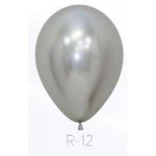 Reflex Silver (981) 30cm Sempertex Balloons P12