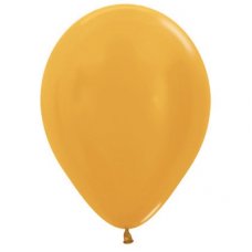 Met Gold (570) 30cm Sempertex Balloons P25