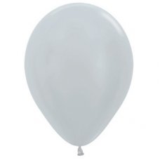 Satin Silver (481) 30cm Sempertex Balloons P25