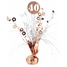 #40 Rose Gold & White Centrepiece Weight 165gm P1
