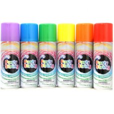 Party String 175ml Assorted Colours 24 Cans