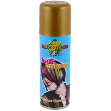 Metallic Gold Coloured Hair Spray 175ml Can
