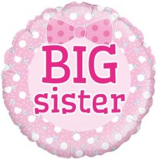 Big Sister Pink Bow (Oaktree 229486) Round P1