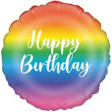 Rainbow Happy Birthday (Oaktree 229653) Round P1