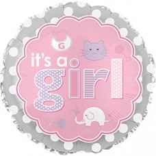 It's A Girl Baby Icons (114082HP) Round P1
