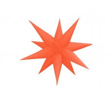 Neon Orange Spike Star 65cm Shape P1