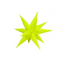 Neon Yellow Spike Star 65cm Shape P1