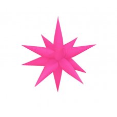 Neon Hot Pink Spike Star 65cm Shape P1